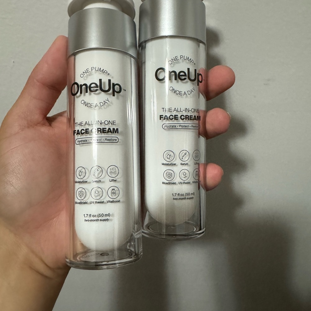 OneUp All-in-One Organic Face Cream anti aging face cream for wrinkles